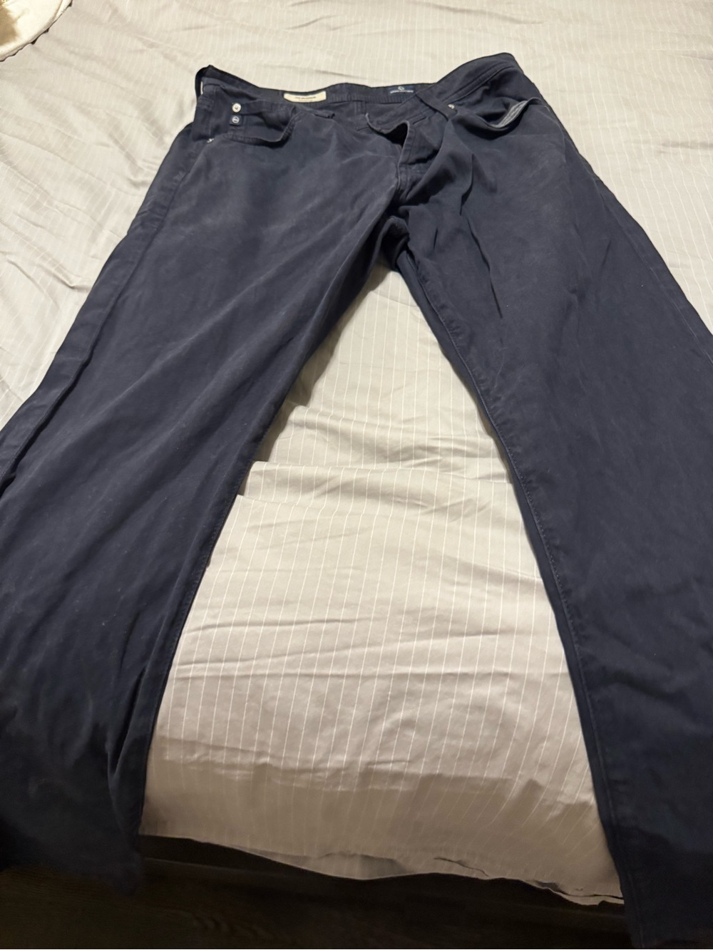 Ag Adriano Goldschmied Men's Dark Navy Pants